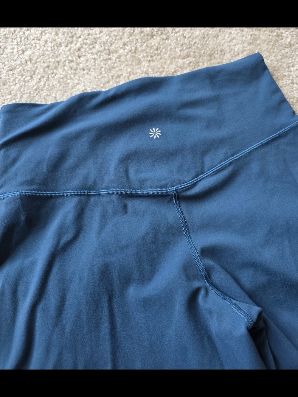 Athleta‎ Wide-Leg High Waist Pants - Teal Size Medium Petite - Picture 6 of 12